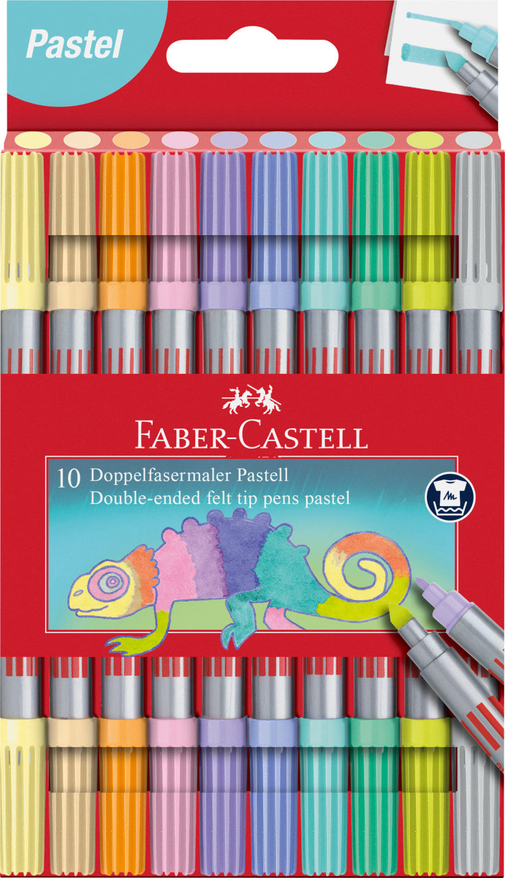 CARIOCA 10 CULORI PASTEL 2 CAPETE FABER-CASTELL CARIOCA 10 CULORI PASTEL 2 CAPETE FABER-CASTELL